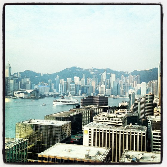 View from Hotel ICON Hong Kong