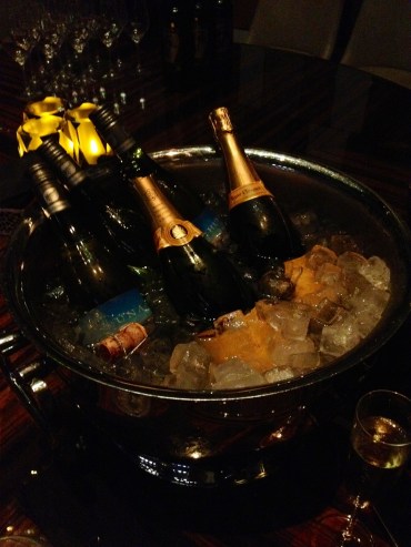 Champagne on arrival - Ritz Carlton HK