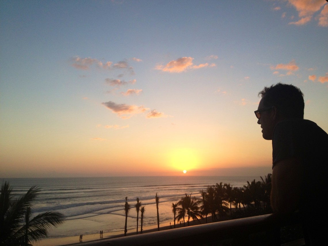 Sunset at The legian