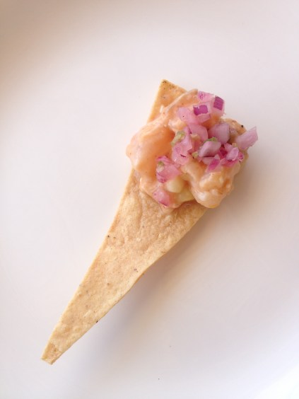 Lunch on the Beach - Fish Ceviche. Viceroy Riviera Maya