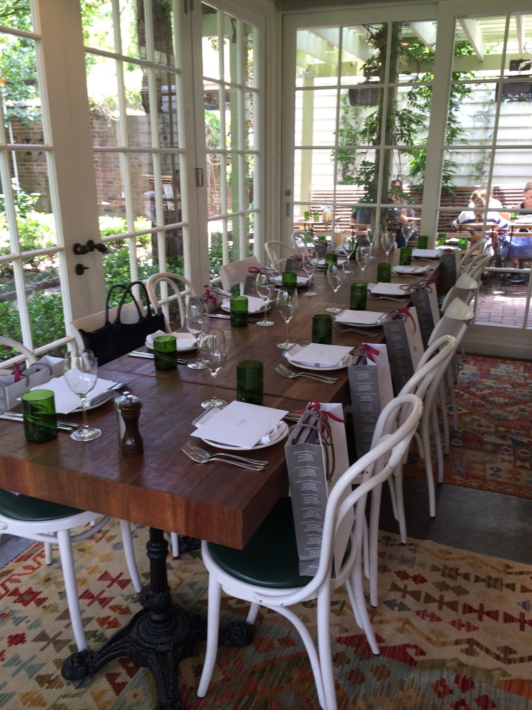 The table is set! Chiswick Restaurant