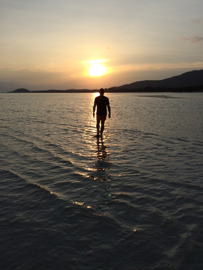 Walking on water at Kamalaya