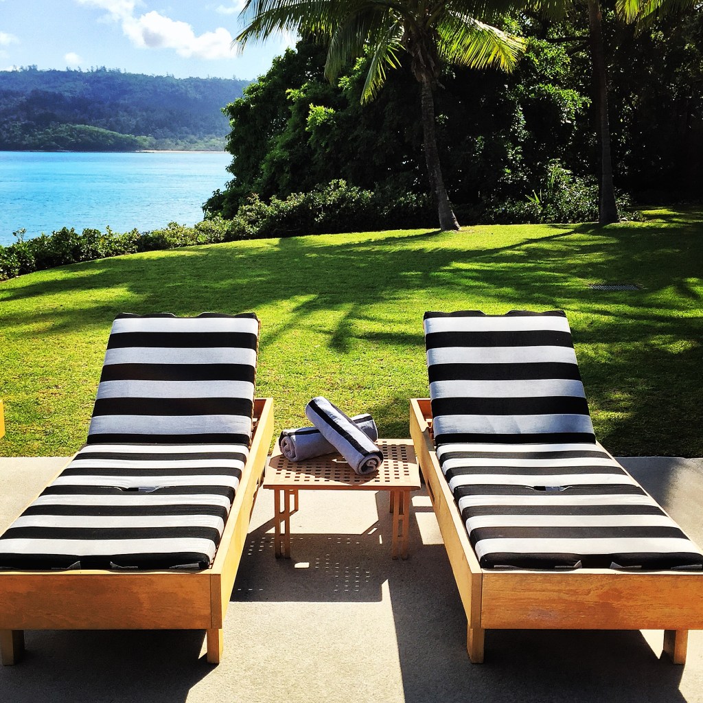 Room for two, poolside at qualia