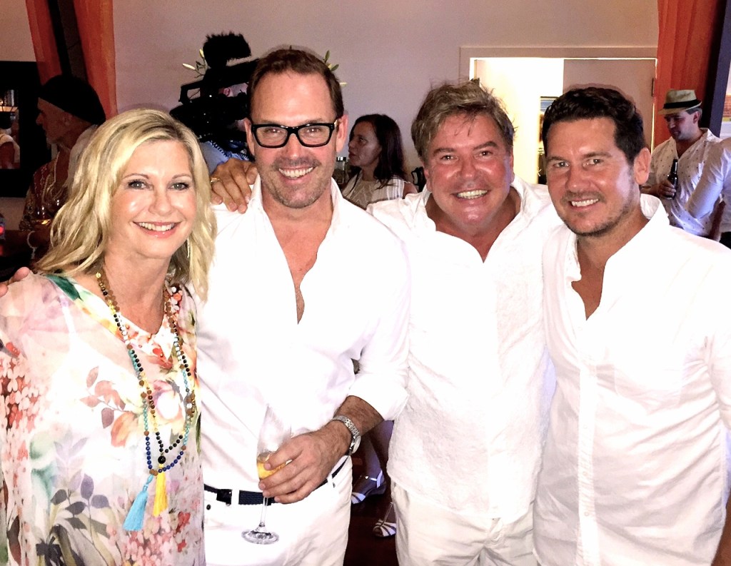Olivia Newton-John, Brent , Gregg Cave and Daniel Ingram